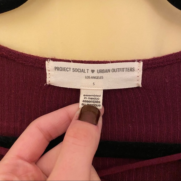 Lace-Up Top - Picture 4 of 4